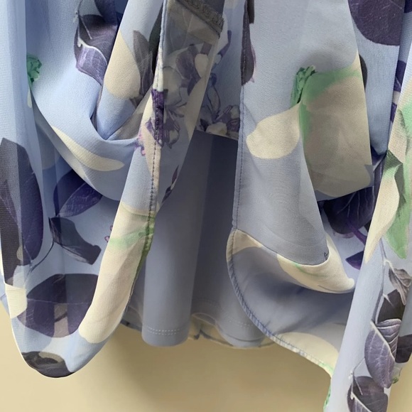 Roman lilac floral chiffon dress size uk 12 *new* - Picture 5 of 12